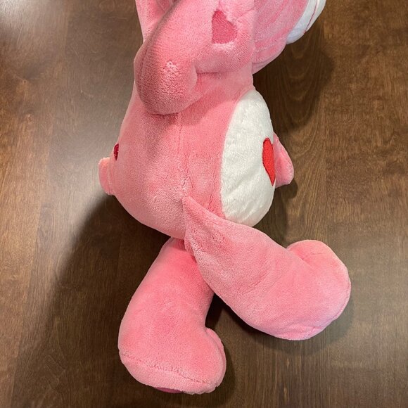 Care Bears Love-a-Lot Bear 2008 24" Plush Hearts Jumbo Stuffed Animal Valentine - Picture 7 of 12
